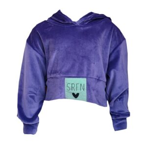 Φόρμα Crop Top Βελουτέ SRFN